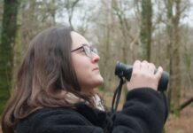 Featured Bird Watcher: Mya Bambrick Mya Bambrick bird watching
